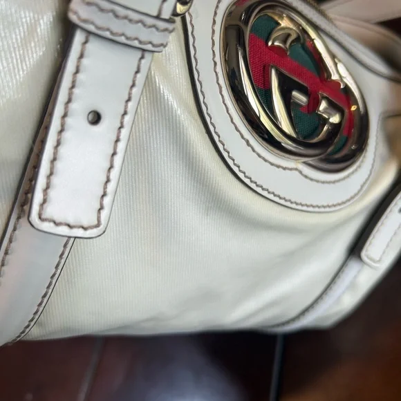 Gucci Sherry Line Interlocking G Mini Boston
Leather Tote Bag Shoulder - Picture 11 of 17